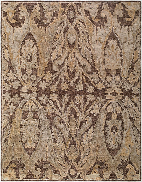 Surya Oklahoma Hand Knotted Wool Area Rug Traditional Low Pile for Large Living Spaces 9' x 12' Rectangle OKH2300-912