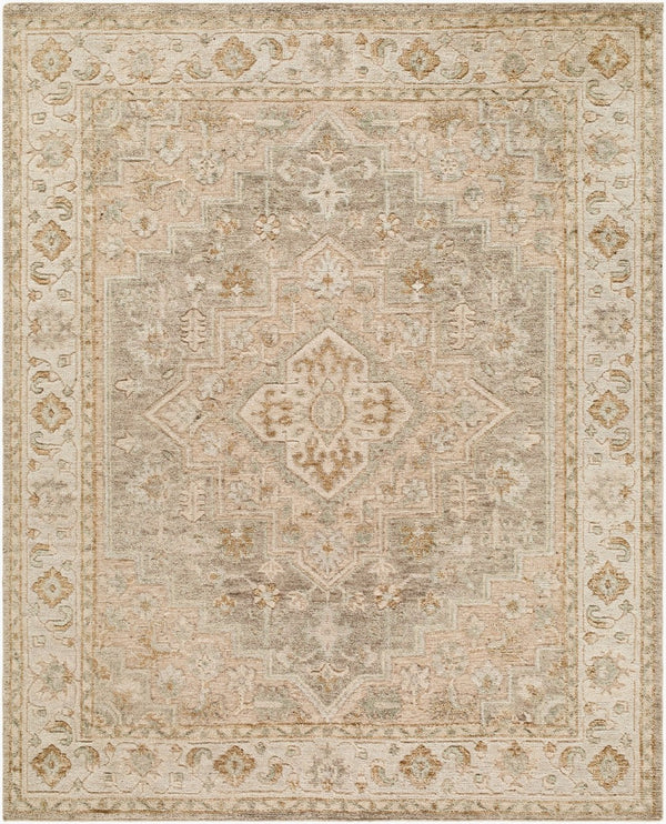 Surya Oklahoma Hand-knotted Wool Area Rug Low Pile Indian Artisan Craft for Large Rooms 10' x 14' Rectangle OKH2303-1014