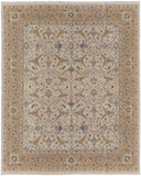 Feizy Rugs Corbitt Wool Hand Knotted Classic Rug Ivory/Gold 9'-6" x 13'-6"