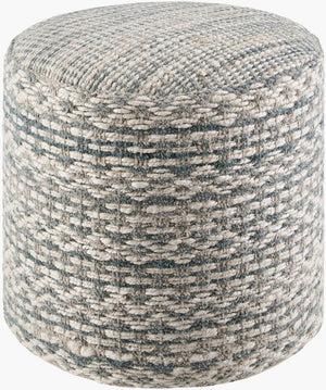 Livabliss Okapa Handcrafted Jute Cotton Cube Pouf for Bohemian Living Room Decor OKPP001-161616