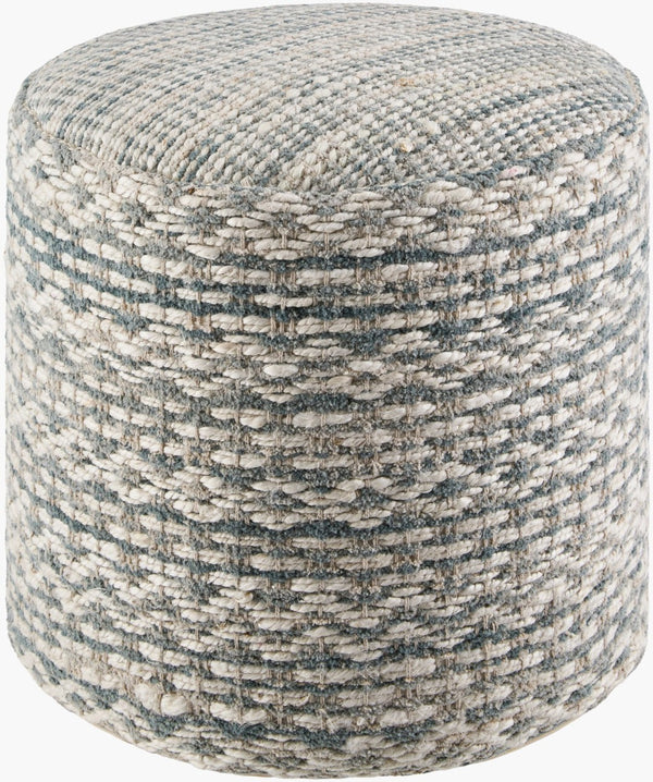 Livabliss Okapa Handcrafted Jute Cotton Cube Pouf for Bohemian Living Room Decor OKPP001-161616