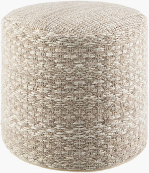 Livabliss Okapa Handcrafted Jute Cotton Cube Pouf Bohemian Footrest for Living Room Decor OKPP002-161616