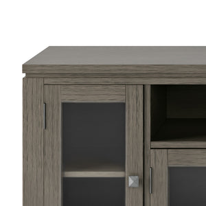 English Elm Cosmopolitan 72" Wide Tv Media Stand - Rustic Farmhouse Grey With Ample Storage & Cable Management B136P158553