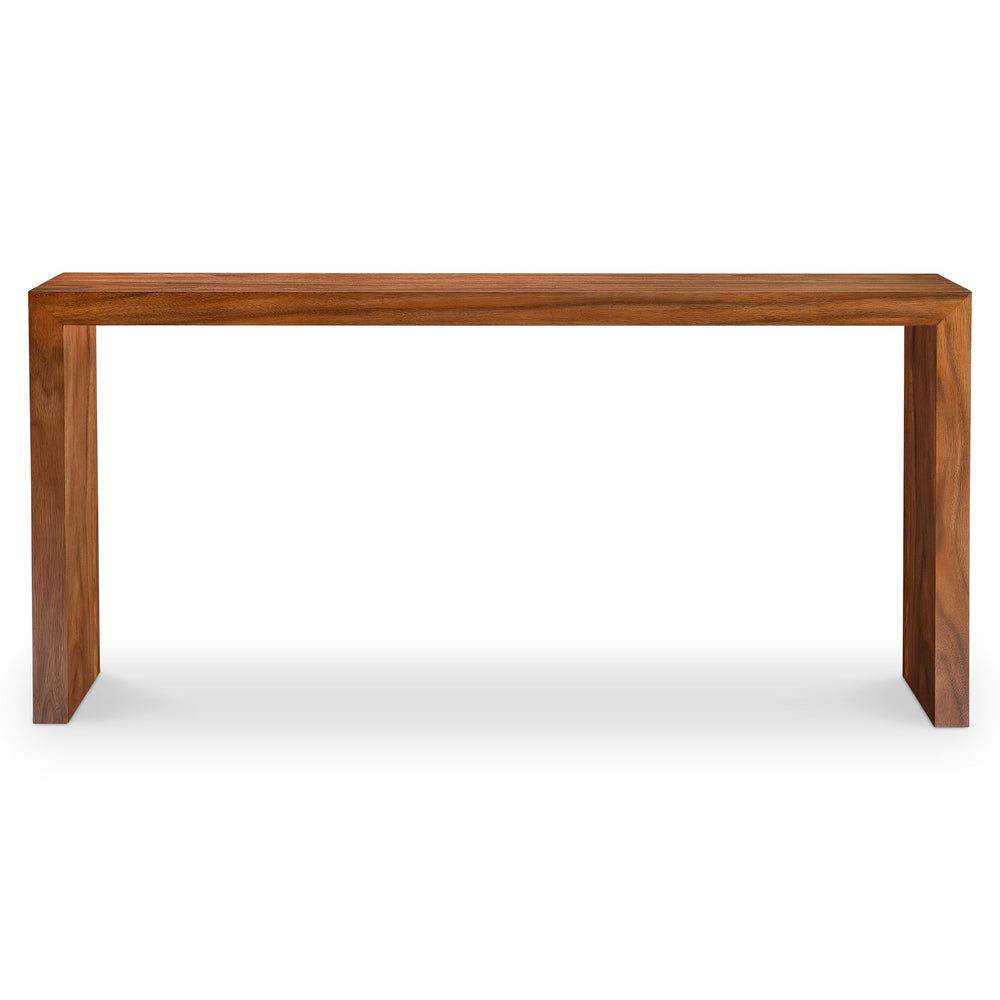 Bernhardt Bernhardt Brasea Solid Suar Wood Console Table with Organic Grain Lume Entryway Accent 394910