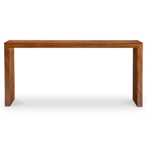 Bernhardt Bernhardt Brasea Solid Suar Wood Console Table with Organic Grain Lume Entryway Accent 394910