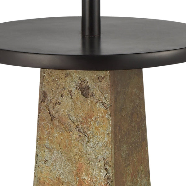 Atlas Musee 62'' High 1-Light Outdoor Floor Lamp - Elegant Slate Design with Mid-Century Charm & Durability OL11002-GY