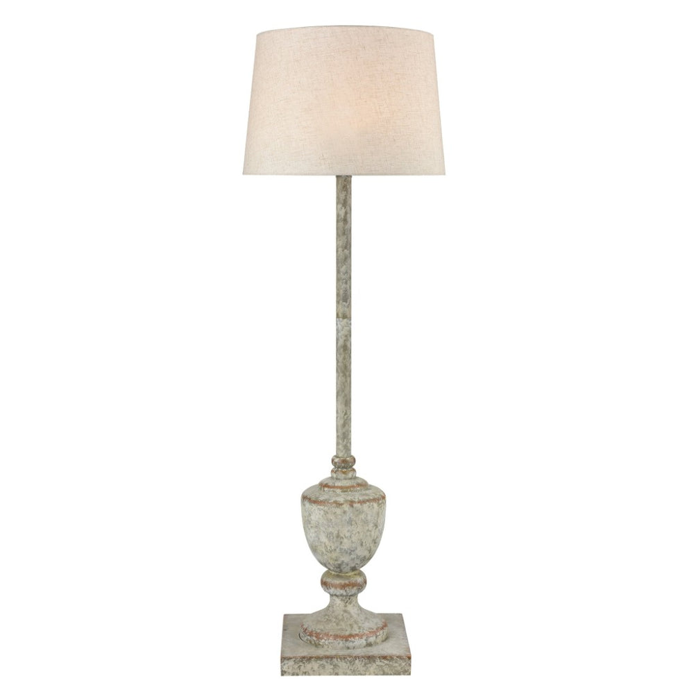 Atlas Regus 51" High Outdoor Floor Lamp - Elegant Antique Gray Design for Patios & Gardens, Weather-Resistant OL11003-GY