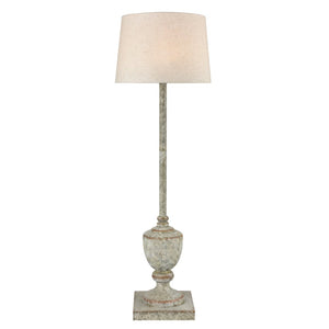 Atlas Regus 51" High Outdoor Floor Lamp - Elegant Antique Gray Design for Patios & Gardens, Weather-Resistant OL11003-GY