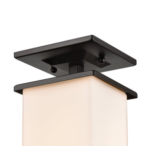 Atlas Broad Street 5.5'' Wide 1-Light Outdoor Flush Mount - Stylish Oil Rubbed Bronze for Entryways & Patios OL11004-BZ