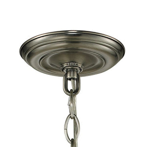 Atlas Ashford 12'' Wide 3-Light Outdoor Pendant - Elegant Antique Nickel Fixture for Timeless Charm OL11017-NK