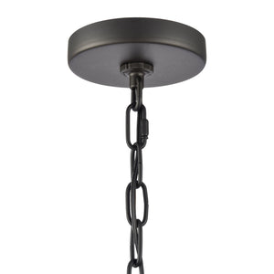 Atlas Augusta Modern 7'' Wide Outdoor Pendant Light - Matte Black Lantern for Porch & Patio Elegance OL11019-BK