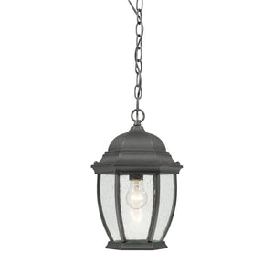 Atlas Covington 9.5'' Wide 1-Light Outdoor Pendant - Timeless Black Fixture for Entryways & Porches OL11027-BK