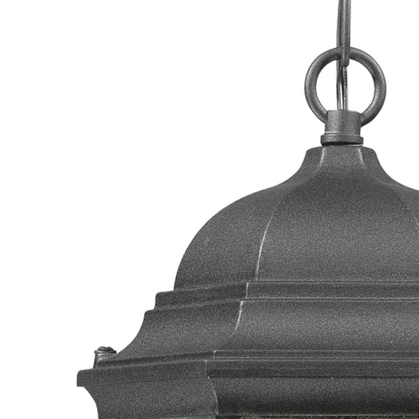 Atlas Covington 9.5'' Wide 1-Light Outdoor Pendant - Timeless Black Fixture for Entryways & Porches OL11027-BK