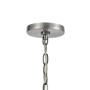 Atlas Crested Butte 9'' Wide Outdoor Pendant Light - Elegant Mission Design for Porch and Entryway Use Antique Brushed Aluminum OL11028-SV