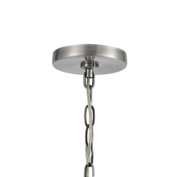 Atlas Crested Butte 9'' Wide Outdoor Pendant Light - Elegant Mission Design for Porch and Entryway Use Antique Brushed Aluminum OL11028-SV