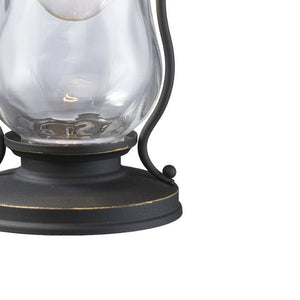 Atlas Farmstead 6'' Wide 1-Light Outdoor Pendant - Timeless Matte Black Lantern for Patios & Entryways OL11030-BK