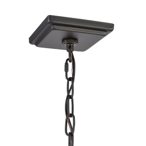Atlas Marquis 9'' Wide Outdoor Pendant Light - Matte Black Lantern with Textured Glass for Patios & Porches OL11036-BK