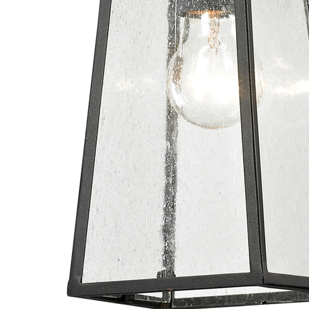 Atlas Meditterano 5" Wide 1-Light Outdoor Pendant - Matte Black, Durable Design for Stylish Outdoor Spaces OL11037-BK