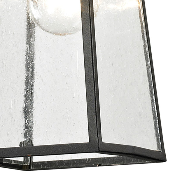 Atlas Meditterano 5" Wide 1-Light Outdoor Pendant - Matte Black, Durable Design for Stylish Outdoor Spaces OL11037-BK
