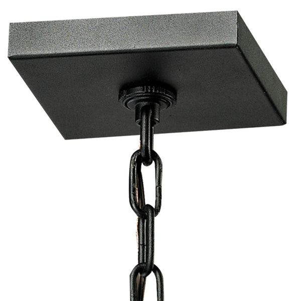 Atlas Meditterano 5" Wide 1-Light Outdoor Pendant - Matte Black, Durable Design for Stylish Outdoor Spaces OL11037-BK