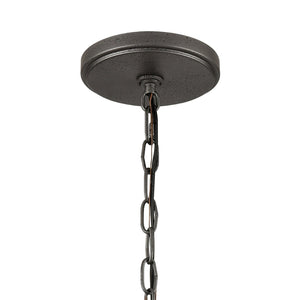 Atlas North Shore Outdoor Pendant Light – Chic Industrial Design for Patios and Entryways, Weather-Resistant Iron 18'' OL11039-GY