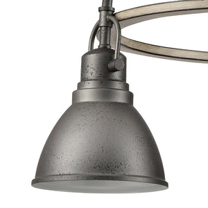 Atlas North Shore Outdoor Pendant Light – Chic Industrial Design for Patios and Entryways, Weather-Resistant Iron 24'' OL11040-GY