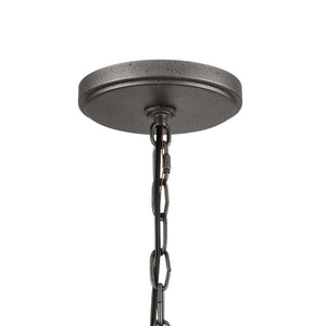 Atlas North Shore Outdoor Pendant Light – Chic Industrial Design for Patios and Entryways, Weather-Resistant Iron 24'' OL11040-GY
