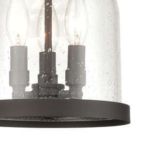 Atlas Renford 8'' Wide 3-Light Outdoor Pendant - Timeless Lantern Style with Architectural Bronze Finish OL11043-BZ