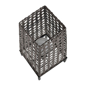 Atlas Carus 32'' High Outdoor Table Lamp - Handcrafted Gray Rattan Shade for Coastal Ambiance & Style OL11054-GY