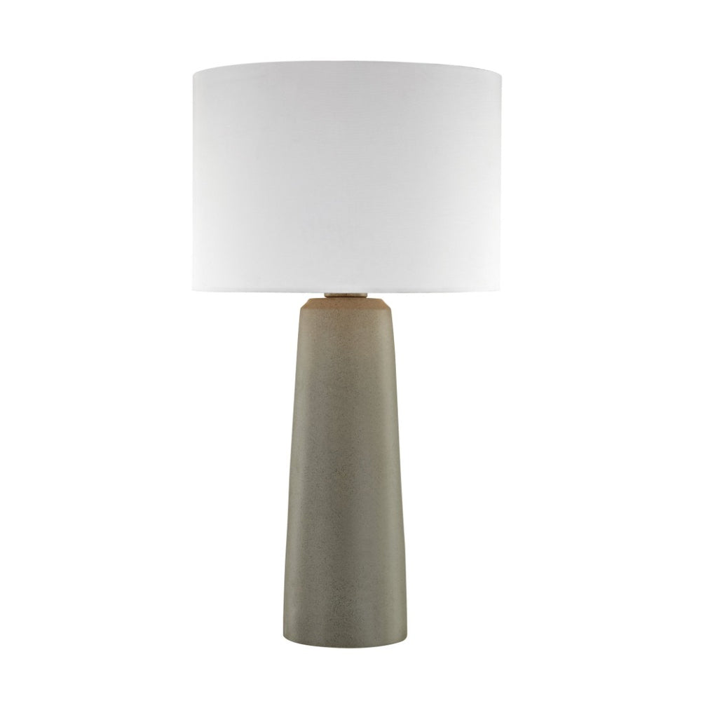Atlas Eilat 27'' High Outdoor Table Lamp - Polished Concrete, Modern Design for Stylish Patio Illumination OL11055-GY