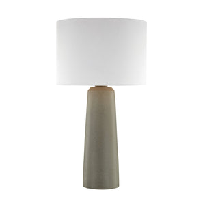 Atlas Eilat 27'' High Outdoor Table Lamp - Polished Concrete, Modern Design for Stylish Patio Illumination OL11055-GY