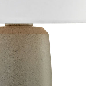 Atlas Eilat 27'' High Outdoor Table Lamp - Polished Concrete, Modern Design for Stylish Patio Illumination OL11055-GY
