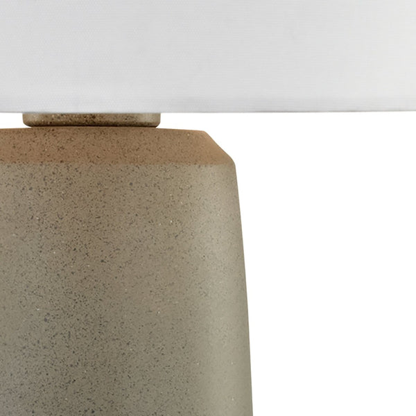 Atlas Eilat 27'' High Outdoor Table Lamp - Polished Concrete, Modern Design for Stylish Patio Illumination OL11055-GY