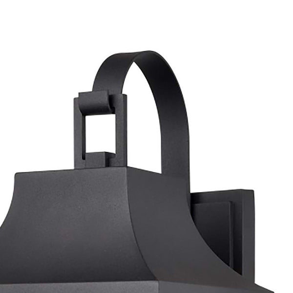 Atlas Splitrock 15.5'' High 1-Light Outdoor Wall Sconce - Timeless Black Fixture for Elegant Exterior Décor OL11059-BK