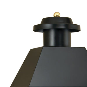 Atlas American Heritage Outdoor Sconce - Classic Colonial Lantern for Warm Illumination & Style Black OL11061-BK