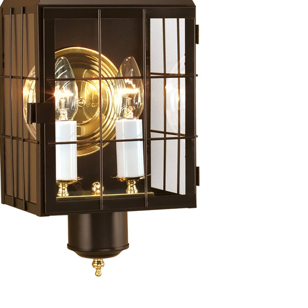 Atlas American Heritage Outdoor Sconce - Classic Colonial Lantern for Warm Illumination & Style Bronze 21.75'' OL11061-BZ