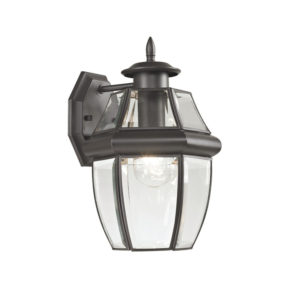 Atlas Ashford 12'' High Outdoor Sconce - Elegant Oil Rubbed Bronze Light Fixture for Patios & Entryways OL11064-BZ