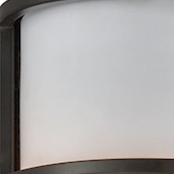 Atlas Bella 18'' High 2-Light Outdoor Wall Sconce - Elegant Oil Rubbed Bronze with White Glass Shade OL11071-BZ