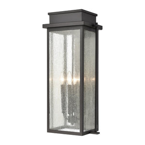 Atlas Braddock 25.75'' High 4-Light Outdoor Sconce - Elegant Architectural Bronze for Timeless Illumination OL11077-BZ