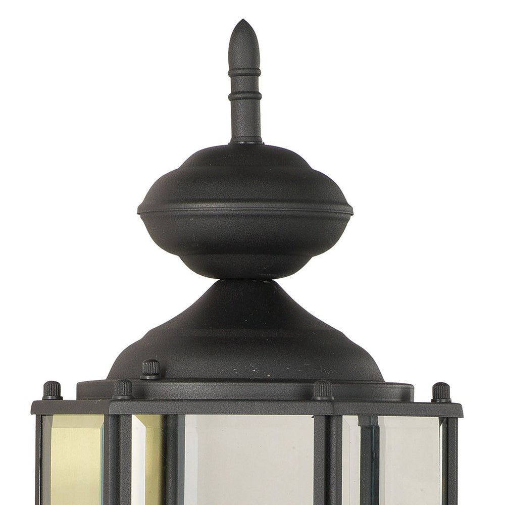 Atlas Brentwood 25.75'' High Outdoor Sconce - Elegant Black Wall Light with Beveled Glass for Patios & Entrances OL11080-BK
