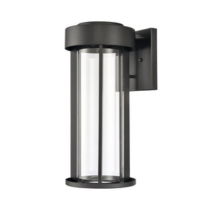 Atlas Brillis 16'' High 1-Light Outdoor Sconce - Sleek Matte Black Design for Entryways & Patios OL11081-BK