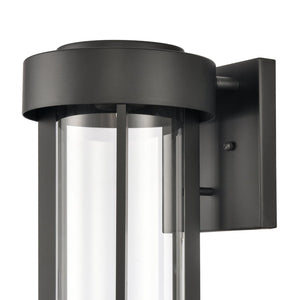 Atlas Brillis 16'' High 1-Light Outdoor Sconce - Sleek Matte Black Design for Entryways & Patios OL11081-BK