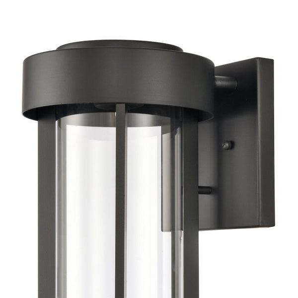 Atlas Brillis 16'' High 1-Light Outdoor Sconce - Sleek Matte Black Design for Entryways & Patios OL11081-BK