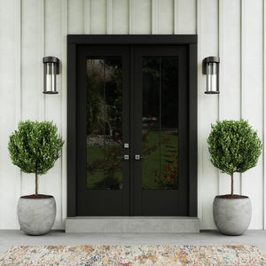 Atlas Brillis 16'' High 1-Light Outdoor Sconce - Sleek Matte Black Design for Entryways & Patios OL11081-BK