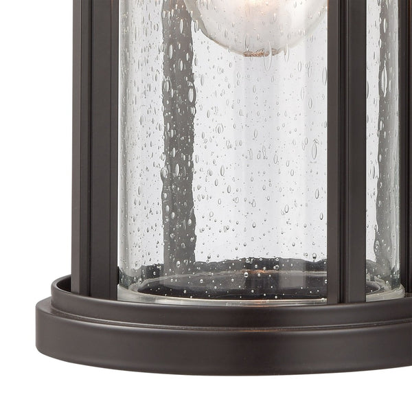 Atlas Brison 14'' High Outdoor Sconce - Elegant Oil Rubbed Bronze Lantern for Timeless Curb Appeal OL11082-BZ