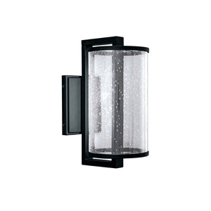 Atlas Candela 13" High Integrated LED Outdoor Wall Sconce - Elegant Matte Black for Entryways & Patios OL11085-BK