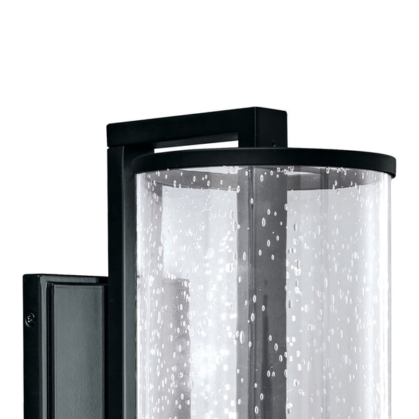 Atlas Candela 13" High Integrated LED Outdoor Wall Sconce - Elegant Matte Black for Entryways & Patios OL11085-BK