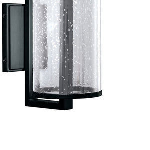 Atlas Candela 13" High Integrated LED Outdoor Wall Sconce - Elegant Matte Black for Entryways & Patios OL11085-BK