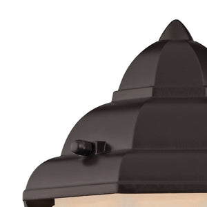 Atlas Cotswold 9-Inch High 1-Light Outdoor Sconce - Timeless Traditional Design for Elegant Exteriors Oil Rubbed Bronze OL11103-BZ