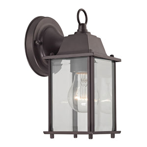 Atlas Cotswold 9-Inch High 1-Light Outdoor Sconce for Elegant Illumination and Timeless Curb Appeal Oil Rubbed Bronze OL11104-BZ